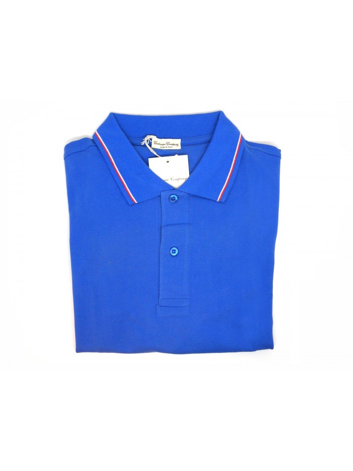 Cashmere Company Man Polo Art. PU107101 Light Blue Cashmere Company Man Polo Art. PU107101 Light Blue