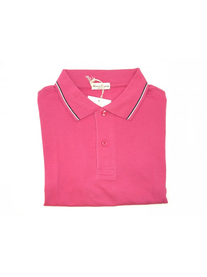 Cashmere Company Polo Uomo Art. PU107101 Corallo Cashmere Company Polo Uomo Art. PU107101 Corallo