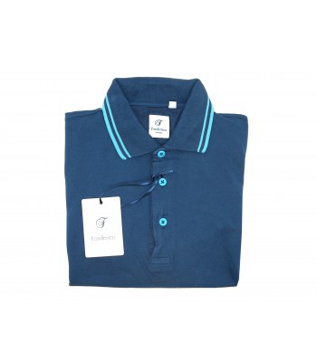 Fonderico Polo Uomo Sartoriale Art. 502 Col.03 Blu