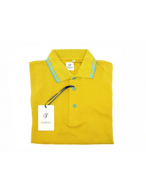 Fonderico Polo Sartoriale Man Art. 502 Col.05 Mustard Fonderico Polo Sartoriale Man Art. 502 Col.05 Mustard