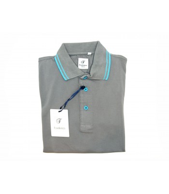 Fonderico Polo Uomo Sartoriale Art. 502 Col.06 Grigio