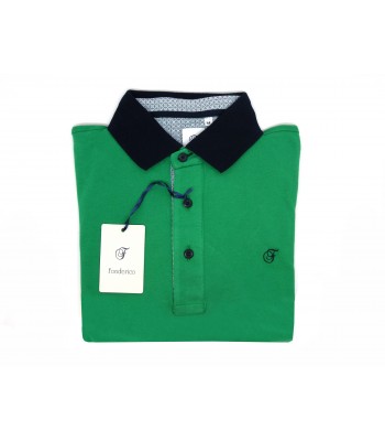 Fonderico Polo Uomo Sartoriale Art. S1708 Col.02 Verde