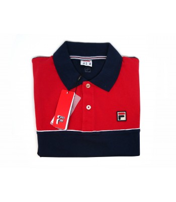 FILA Polo Man Art. 3920190802 Stretch Blue / Red