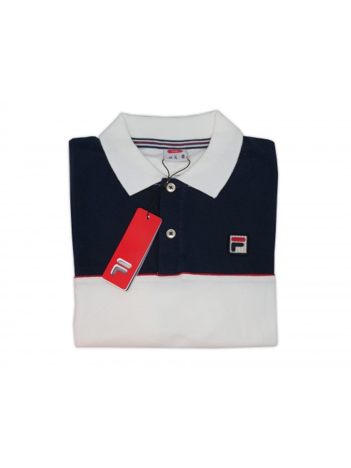 FILA Polo Uomo Art. 3920190802 Stretch Blu/Bianco FILA Polo Uomo Art. 3920190802 Stretch Blu/Bianco