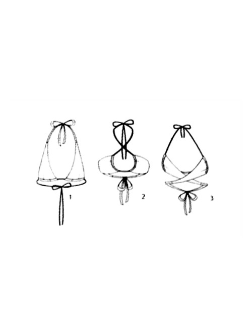 Miss Bikini Swimsuit Woman Cod.7061 Triangolo Transformer