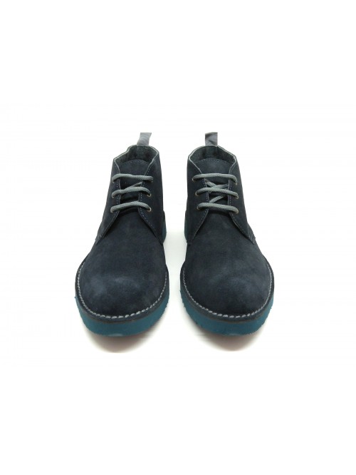 Drudd Man shoe Art. Eddy20 Cam Croste Camoscio Blue