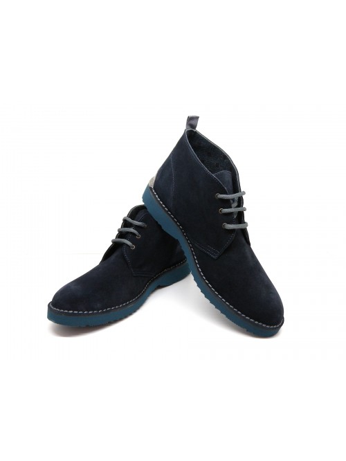 Drudd Man shoe Art. Eddy20 Cam Croste Camoscio Blue