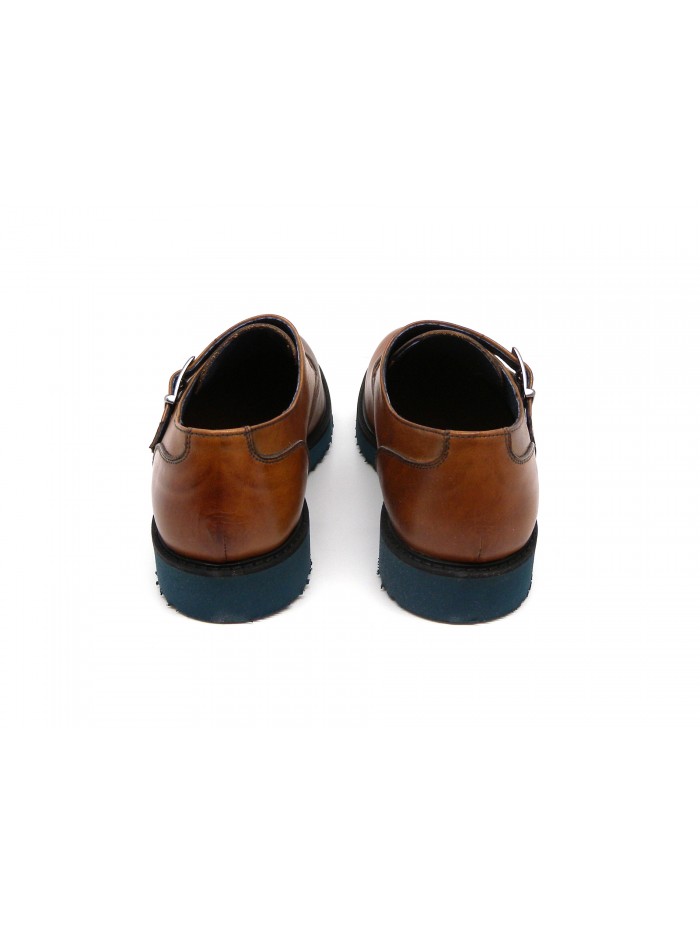 Drudd Men's Shoe Art. Oscar Crust Buckles Brushed Calf Leather