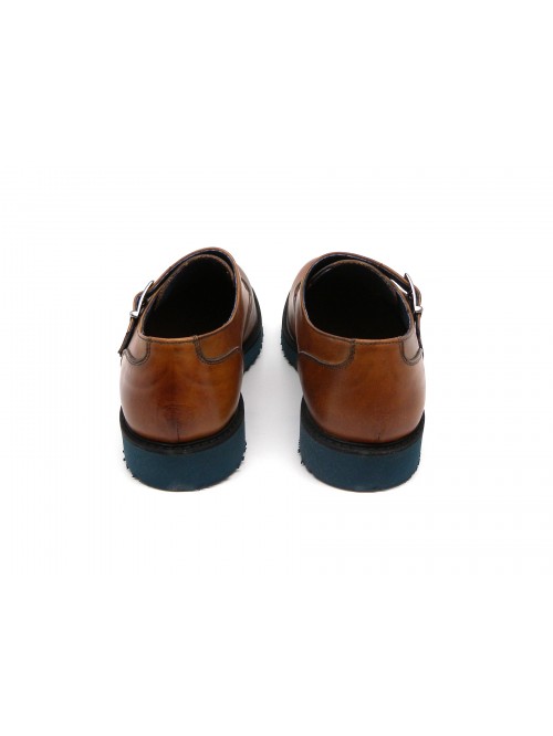 Drudd Men's Shoe Art. Oscar Crust Buckles Brushed Calf Leather