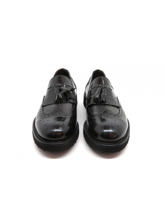 Exton Scarpa uomo Art. Abrasivato Nero/Grigio