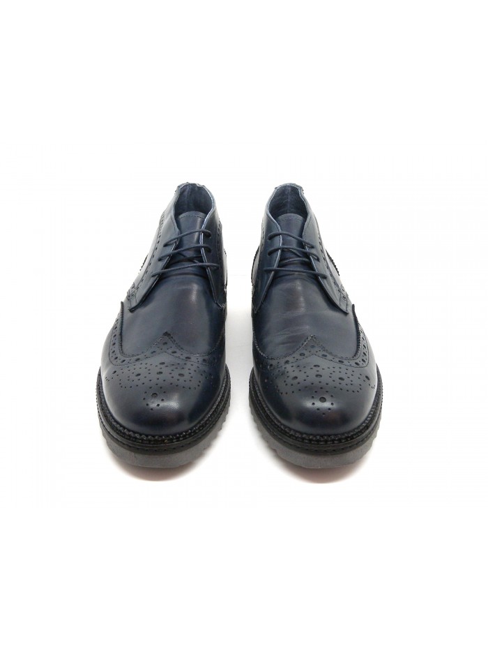 Exton Man Shoe Art. Karl Gaucho Blue Calf