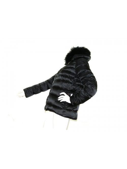 Geospirit Piumino Donna Mod. Trixie Fur Nero GED0700