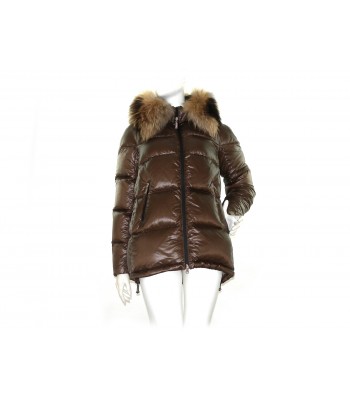 Geospirit Women's Down Jacket Mod. Ground LQ Fur Brown GED0685 2