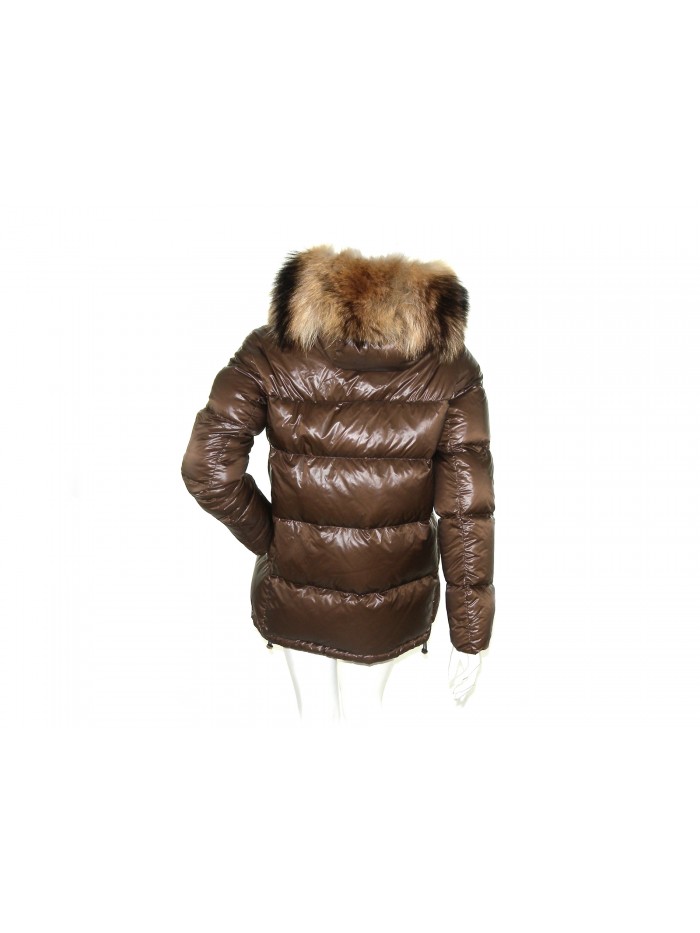 Geospirit Women's Down Jacket Mod. Ground LQ Fur Brown GED0685