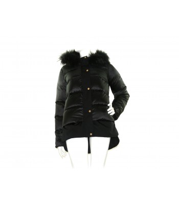 Geospirit Women's Down Jacket Mod. ST. Jones BMAT. FUR Black GED0687 2