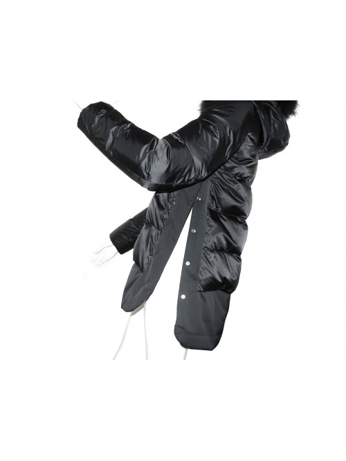 Geospirit Piumino Donna Mod. ST. Jones BMAT. FUR Nero GED0687