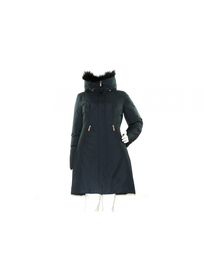 Geospirit Women's Down Jacket Mod. Coney Fur Blue GED0694