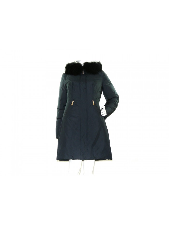 Geospirit Women's Down Jacket Mod. Coney Fur Blue GED0694