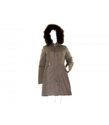 Geospirit Piumino Donna Mod. Coney Fur Marrone GED0694