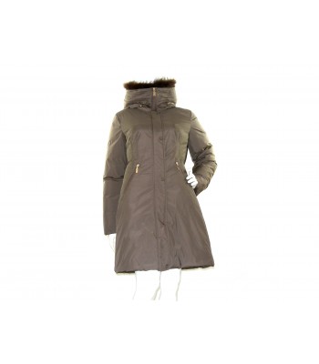 Geospirit Piumino Donna Mod. Coney Fur Marrone GED0694 2