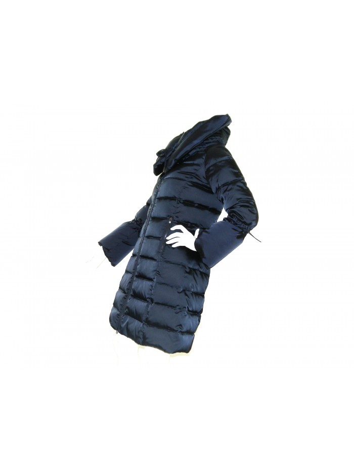 VDP - Via delle Perle Women's Down Jacket Art. 00404 Blue