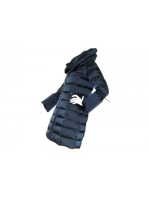 VDP - Via delle Perle Women's Down Jacket Art. 00404 Blue