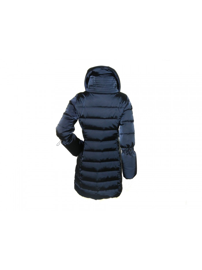 VDP - Via delle Perle Women's Down Jacket Art. 00404 Blue