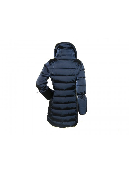 VDP - Via delle Perle Women's Down Jacket Art. 00404 Blue