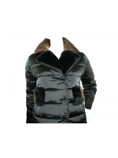 VDP - Via delle Perle Piumino Donna Art. OK402 Nero