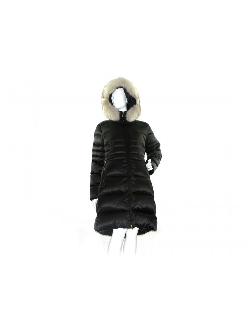 Geospirit Piumino Donna Mod. Larisa Fur Nero GED0705