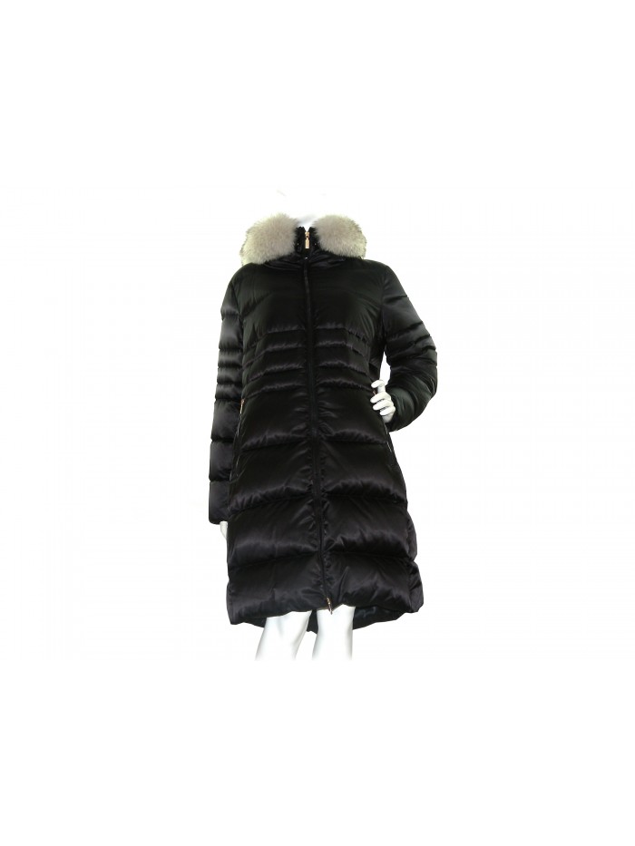 Geospirit Piumino Donna Mod. Larisa Fur Nero GED0705 Geospirit Piumino Donna Mod. Larisa Fur Nero GED0705