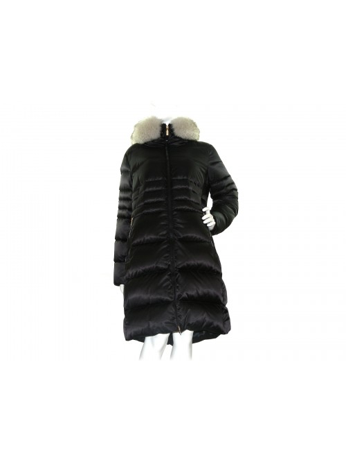 Geospirit Down Jacket Women Mod. Larisa Fur Black GED0705 Geospirit Down Jacket Women Mod. Larisa Fur Black GED0705