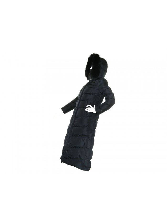 Geospirit Down Jacket Woman Mod. Penelope Fur Black GED0714