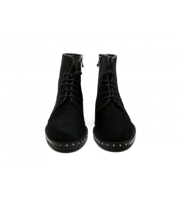 Lavorazione Artigianale - Made in Italy Scarpe Donna Art. Cavallino Nero 2