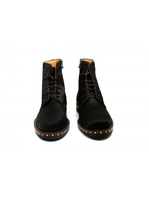 Lavorazione Artigianale - Made in Italy Scarpe Donna Art. Cavallino Marrone