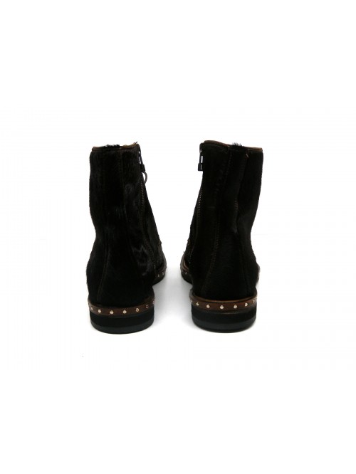 Lavorazione Artigianale - Made in Italy Scarpe Donna Art. Cavallino Marrone