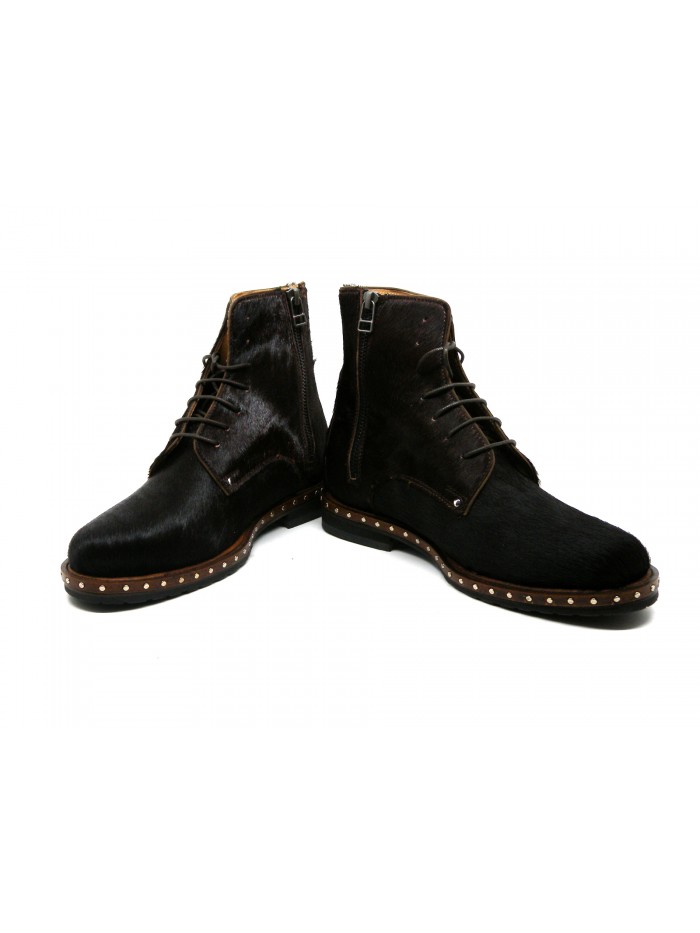 Lavorazione Artigianale - Made in Italy Scarpe Donna Art. Cavallino Marrone