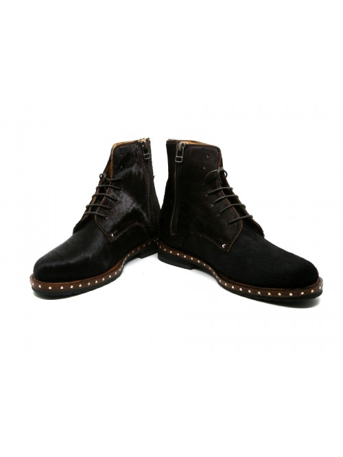 Lavorazione Artigianale - Made in Italy Scarpe Donna Art. Cavallino Marrone