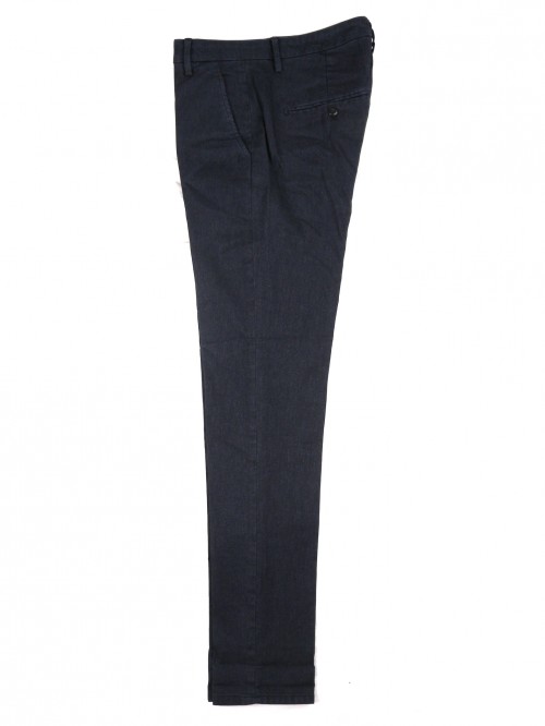 Dondup Pantalone Uomo Mod. UP235 Gaubert Col. 897 Blu/Nero Grisaglia