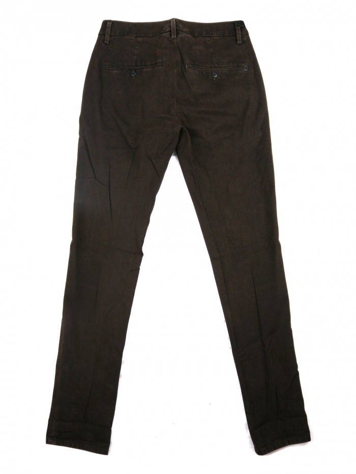 Dondup Pantalone Uomo Mod. UP235 Gaubert Col. 759 Marrone Fustagno