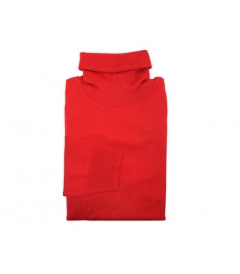 Paolo Pecora Man Shirt Mod. A4 Red Turtleneck