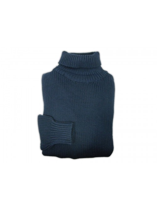 Ne Pas Men's Shirt Art. 1/8288 Blue Turtleneck Cyclist Ne Pas Men's Shirt Art. 1/8288 Blue Turtleneck Cyclist