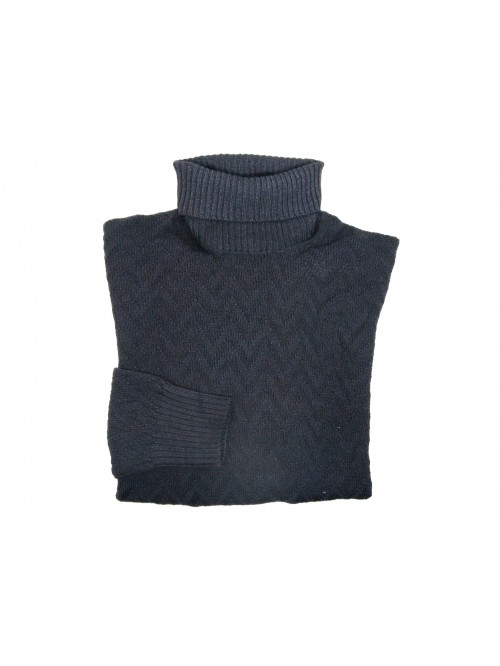 Tagliatore Maglia Uomo Mod. ROLF597 Dolcevita Spiga Antracite Tagliatore Maglia Uomo Mod. ROLF597 Dolcevita Spiga Antracite