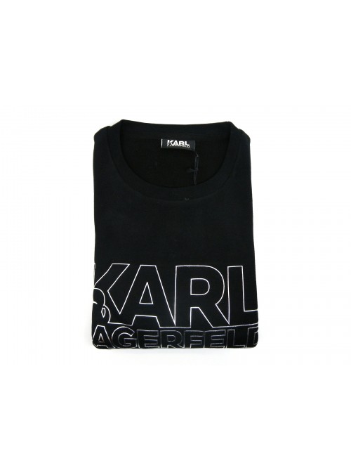 Karl Lagerfeld Sweatshirt Man Mod. Sweatshirt Logo Black Karl Lagerfeld Sweatshirt Man Mod. Sweatshirt Logo Black