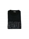 Karl Lagerfeld Maglia Uomo Mod. Felpato Logo Nero