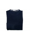 Paolo Pecora Man Shirt Mod. AM Blue Crew Neck