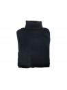 Paolo Pecora Man Shirt Mod. A4 Turtleneck Black Jersey