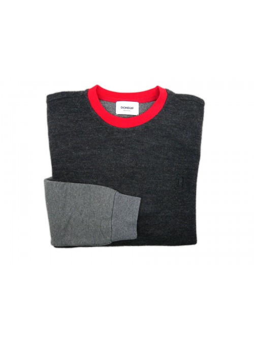 Dondup Man Shirt Mod. UF552 COL 997 Gray Dondup Man Shirt Mod. UF552 COL 997 Gray