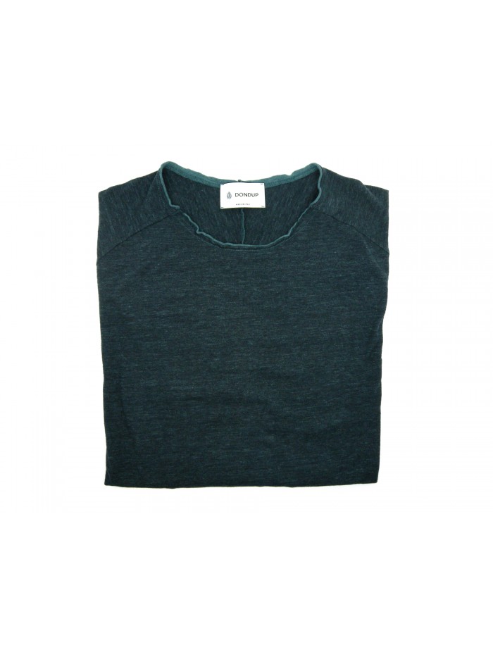 Dondup Man Jersey Mod. US227 COL 648 Tealy Melange Dondup Man Jersey Mod. US227 COL 648 Tealy Melange