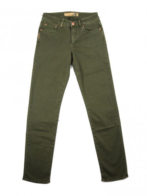 Latinò Woman Trousers Art. Marianna COL 1018 Military Green Latinò Woman Trousers Art. Marianna COL 1018 Military Green